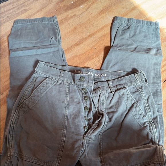 American Eagle Olive Green Pants - Picture 1 of 3